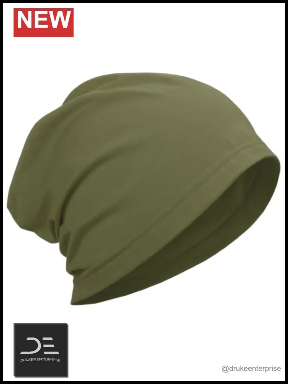 100% Cotton Slouchy Beanie Hat for Women Men - Ultra Soft Lightweight